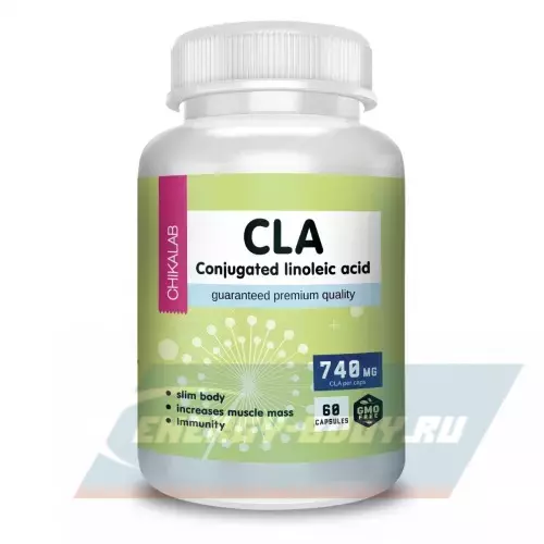 Omega 3 Chikalab Conjugated linoleic acid Нейтральный, 60 капсул