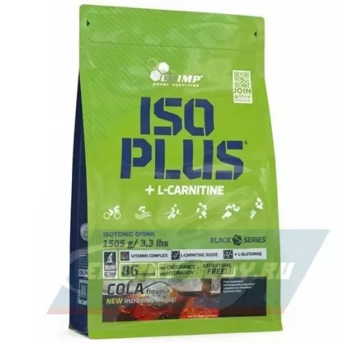 Изотоник OLIMP ISO PLUS Кола, 1505 г