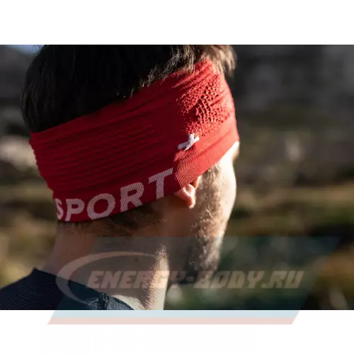  Compressport Повязка на голову On/Off Красный 