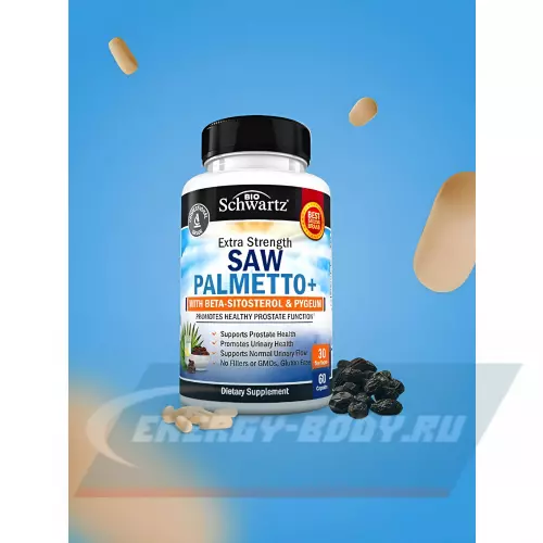  BioSchwartz Saw Palmetto+ 60 капсул