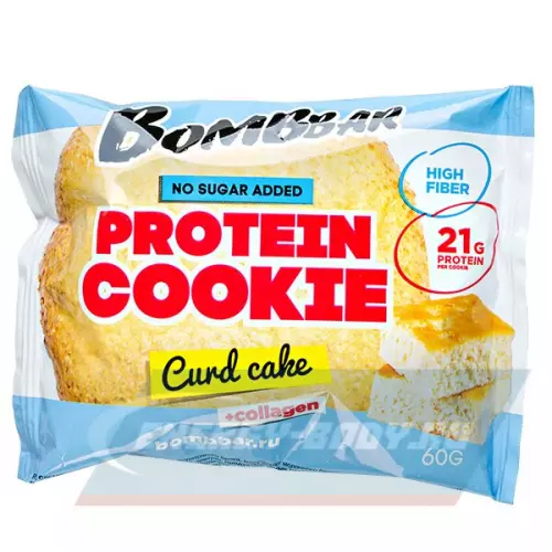 Батончик протеиновый Bombbar Protein cookie Творожный кекс, 60 г