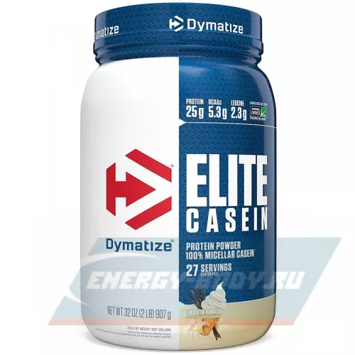  DYMATIZE Elite Casein Ваниль, 908 г