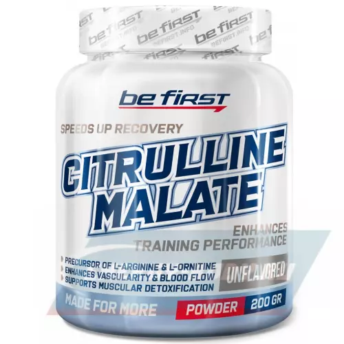 Аминокислотны Be First Citrulline Malate Powder Натуральный, 200 г