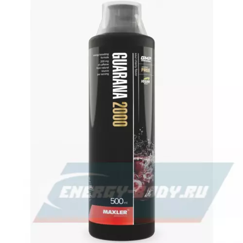 Энергетик MAXLER Guarana 2000 Вишня, 500 мл