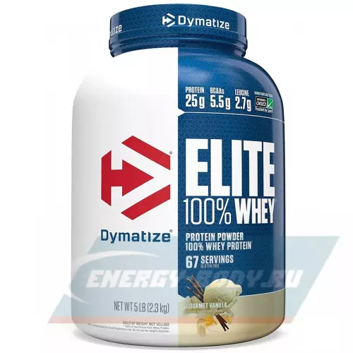  DYMATIZE Elite Whey 100% Ваниль, 2300 г