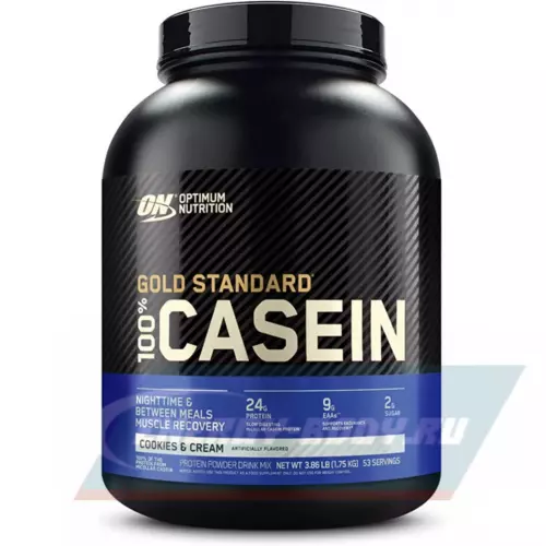  OPTIMUM NUTRITION 100% Casein Gold Standard Печенье с Кремом, 1750 г