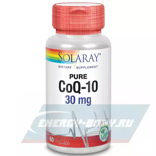  Solaray CoQ-10 30 mg 60 веган капсул