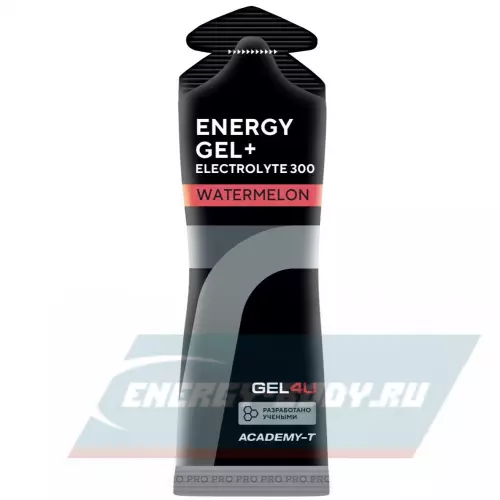 Энергетический гель GEL4U Energy Gel+electrolyte 300 Арбуз, 60 г