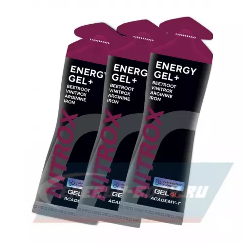 Энергетический гель GEL4U NITROX 3 x 60 г