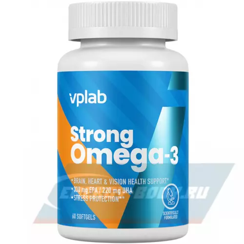 Omega 3 VP Laboratory STRONG OMEGA 3 60 капсул