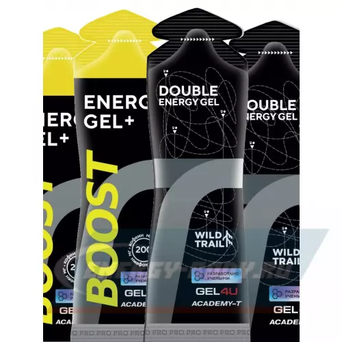 Энергетический гель GEL4U Гель энергетический GEL4U BOOST, 60 гр Вишня, Цитрус, 2 x 60 г, 2 x 75 г