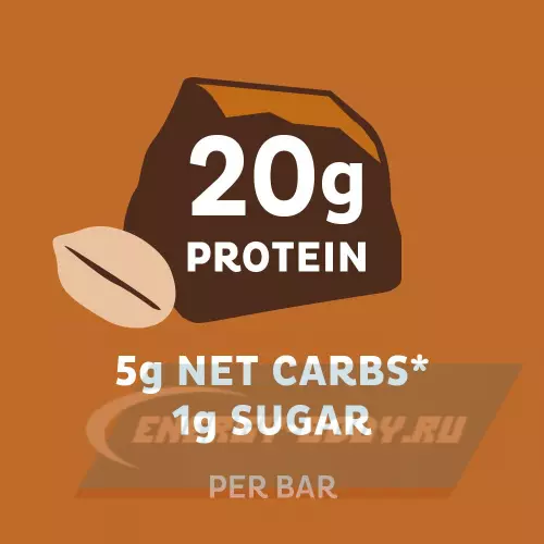 Батончик протеиновый Quest Nutrition Quest Bar 60 г, Шоколад-Арахис