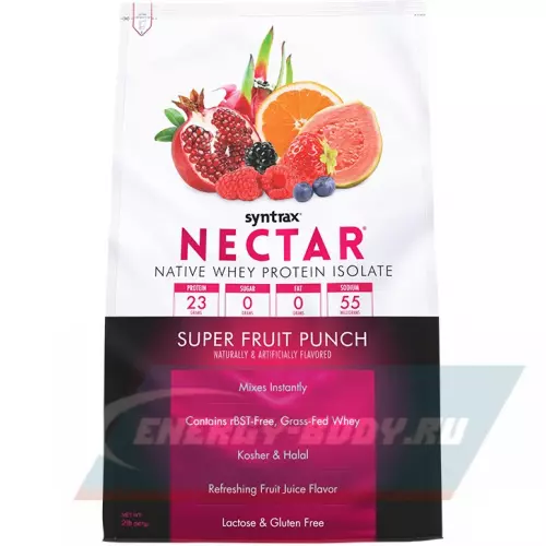  SYNTRAX Nectar Супер фруктовый пунш, 907 г