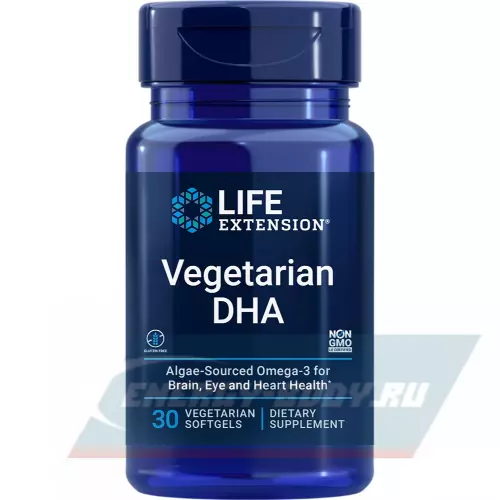 Omega 3 Life Extension Vegetarian DHA 30 капсул