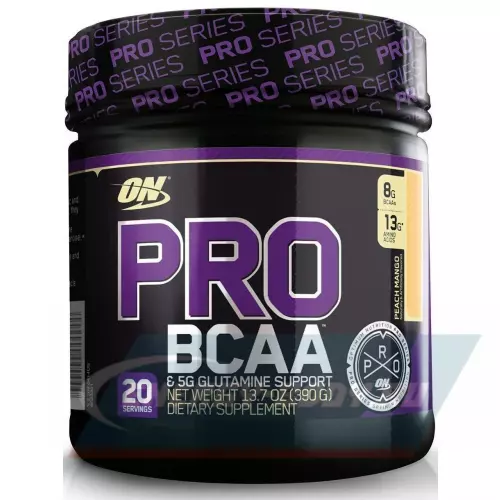 ВСАА OPTIMUM NUTRITION PRO BCAA 2:1:1 Персик - Манго, 390 г