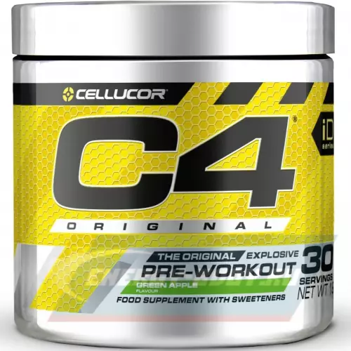 Предтерник Cellucor C4 Pre-Workout Зеленое яблоко, 195 г