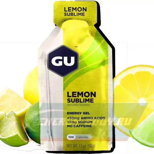 Энергетический гель GU ENERGY GU ORIGINAL ENERGY GEL no caffeine Чистый лимон, 32 г