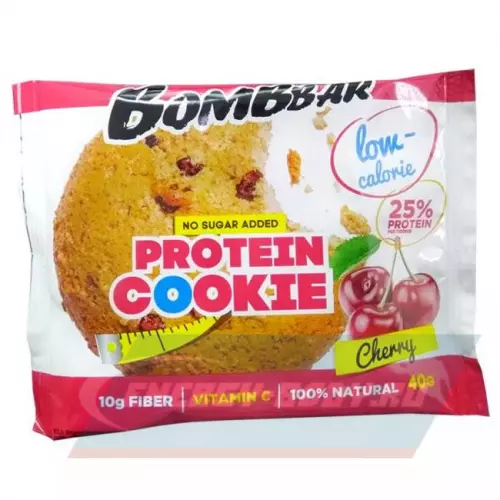 Батончик протеиновый Bombbar Protein cookie Вишня, 40 г