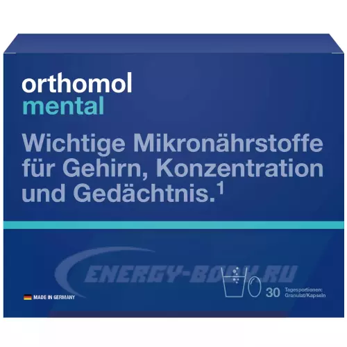  Orthomol Mental (порошок+капсулы) Нейтральный, курс 30 дней