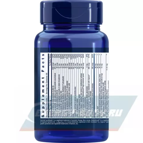  Life Extension Two-Per-Day Multivitamin 120 капсул