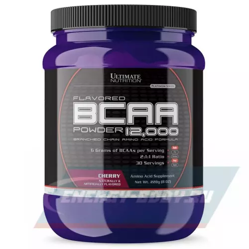 ВСАА Ultimate Nutrition BCAA 12000 Powder Вишня, 228 г