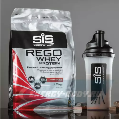  SCIENCE IN SPORT (SiS) REGO Whey Protein Шоколад, 1500 г