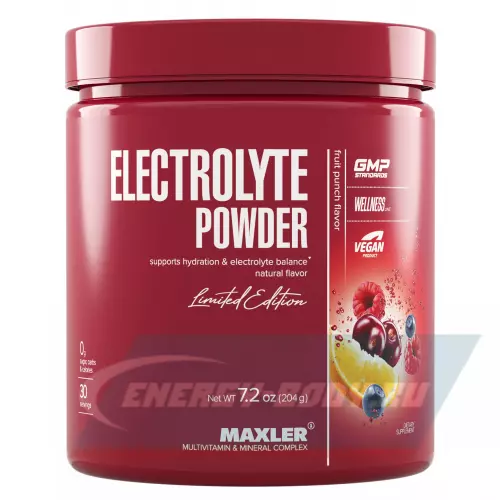  MAXLER Electrolyte Powder Фруктовый пунш, 204 г