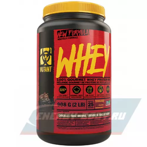  Mutant Mutant Whey Шоколадный фуджи брауни, 908 г