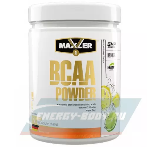 ВСАА MAXLER BCAA Powder 2:1:1 Sugar Free EU Лимон - Лайм, 420 г