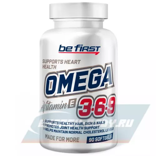 Omega 3 Be First Omega 3-6-9 (омега 3-6-9) 90 гелевых капсул