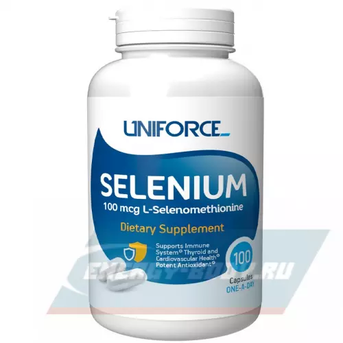 Минералы Uniforce Selenium 100 mcg 100 капсул