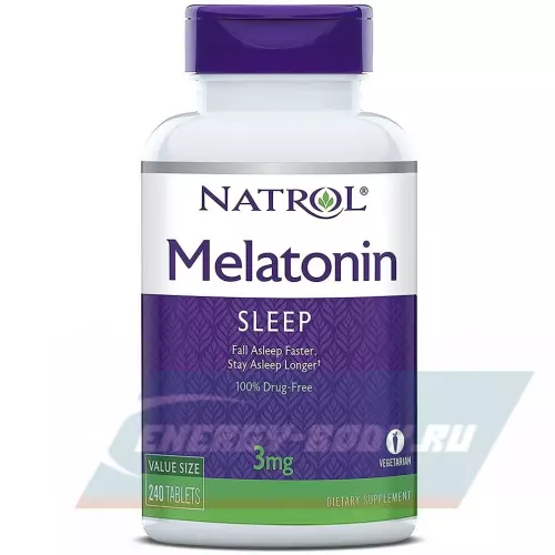  Natrol Melatonin 3 mg 240 таблеток