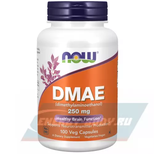  NOW FOODS DMAE 250 mg 100 веган капсул