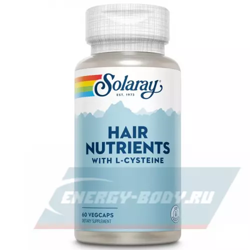  Solaray Hair Nutrients with L-Cysteine 60 веган капсул