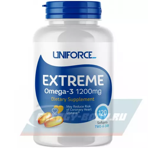 Omega 3 Uniforce Extreme Omega-3 1200 mg 120 капсул