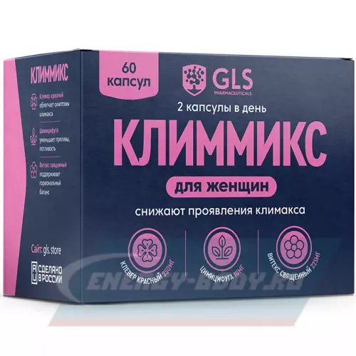  GLS pharmaceuticals Климмикс для женщин 60 капсул