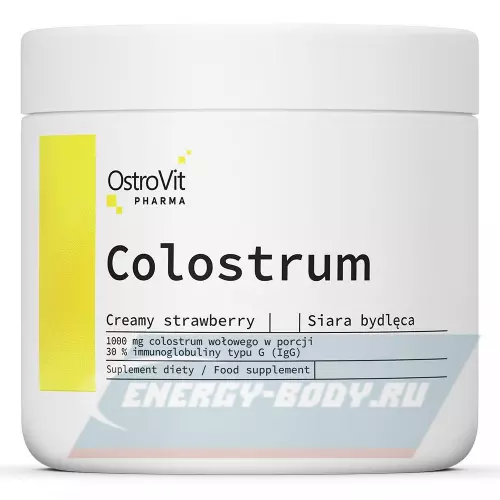  OstroVit Colostrum Pharma Клубника со сливками, 100 г