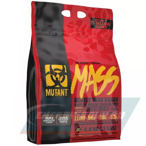 Гейнер Mutant Mutant Mass Тройной шоколад, 6800 г