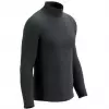 3D Thermo Half Zip LS Top Black