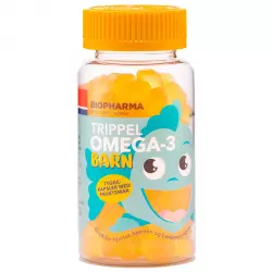 BIOPHARMA Trippel Omega-3 Barn Omega 3, Жирные кислоты