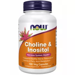 NOW FOODS Choline & Inositol 250 mg Витамины группы B