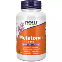 NOW FOODS Melatonin 5 mg Для сна & Melatonin