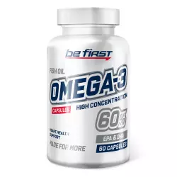 Be First Omega-3 60% High Concentration (омега-3 60% ПНЖК) Omega 3, Жирные кислоты
