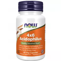 NOW FOODS 4х6 Acidophilus Для иммунитета