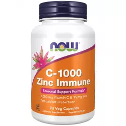 NOW FOODS C-1000 Zinc Immune Витамин С