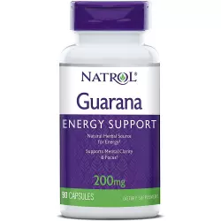 Natrol Guarana 200 mg Кофеин, гуарана
