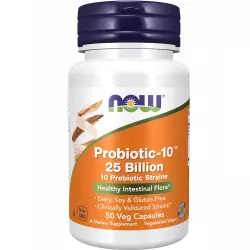 NOW FOODS Probiotic-10 25 Billion Для иммунитета