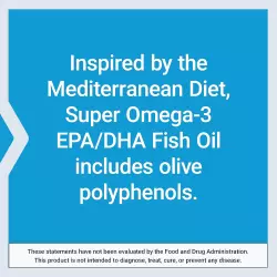 Life Extension Super Omega-3 EPA/DHA Fish Oil, Sesame Lignans & Olive Extract Omega 3, Жирные кислоты