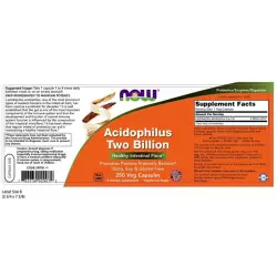NOW 4х6 Acidophilus - Ацидофилус Для иммунитета