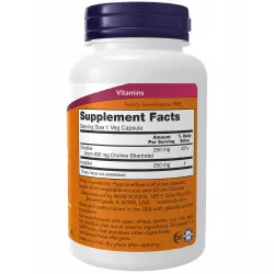 NOW FOODS Choline & Inositol 250 mg Витамины группы B